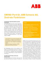 SWiNG-Porträt: ABB Schweiz AG, Zentrale Funktionen