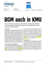 Penso v. 25.3.2024: «BGM auch in KMU»